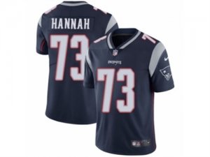 Mens Nike New England Patriots #73 John Hannah Vapor Untouchable Limited Navy Blue Team Color NFL Jersey