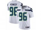 Mens Nike Seattle Seahawks #96 Cortez Kennedy Vapor Untouchable Limited White NFL Jersey