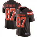 Nike Browns #87 Seth DeValve Brown Vpor Untouchable Limited Jersey