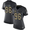 Women's Nike New York Giants #96 Jay Bromley Limited Black 2016 Salute to Service NFL Jersey