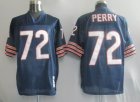nfl chicago bears #72 perry blue[perry]