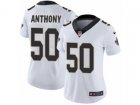 Women Nike New Orleans Saints #50 Stephone Anthony Vapor Untouchable Limited White NFL Jersey