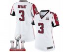 Womens Nike Atlanta Falcons #3 Matt Bryant Limited White Super Bowl LI 51 NFL Jersey