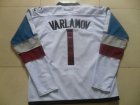 NHL Colorado Avalanche #1 Semyon Varlamov White 2016 Stadium Series Jerseys