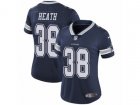 Women Nike Dallas Cowboys #38 Jeff Heath Vapor Untouchable Limited Navy Blue Team Color NFL Jersey