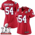 Womens Nike New England Patriots #54 Donta Hightower Limited Red Alternate Super Bowl LI 51 NFL Jersey