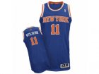 youth Adidas New York Knicks #11 Frank Ntilikina Authentic Royal Blue Road NBA Jersey
