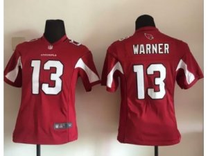 Youth Arizona Cardinals #13 Kurt Warner Red jerseys