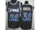 NBA Orlando Magic #32 Shaquille O'Neal Black jerseys(Throwback Revolution 30)