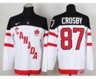 nhl jerseys team canada #87 crosby white[100 th]