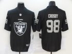 Nike Raiders #98 Maxx Crosby Black Team Big Logo Vapor Untouchable Limited Jersey