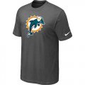 Miami Dolphins Sideline Legend Authentic Logo T-Shirt Dark grey