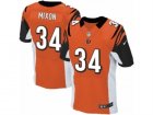 Mens Nike Cincinnati Bengals #34 Joe Mixon Elite Orange Alternate NFL Jersey