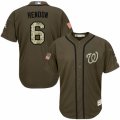 Mens Majestic Washington Nationals #6 Anthony Rendon Replica Green Salute to Service MLB Jersey