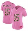 Nike Chiefs #15 Patrick Mahomes Pink Camo Fashion Women Limited Jersey
