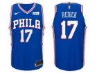Nike NBA Philadelphia 76ers #17 J.J. Redick Jersey 2017-18 New Season Blue Jersey