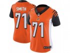 Women Nike Cincinnati Bengals #71 Andre Smith Vapor Untouchable Limited Orange Alternate NFL Jersey