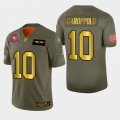 Nike 49ers #10 Jimmy Garoppolo 2019 Olive Gold Salute To Service 100th Season Limited