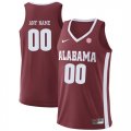 Alabama Crimson Tide Red Mens Customized College Basketball Jersey