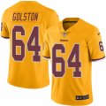 Youth Nike Washington Redskins #64 Kedric Golston Limited Gold Rush NFL Jersey