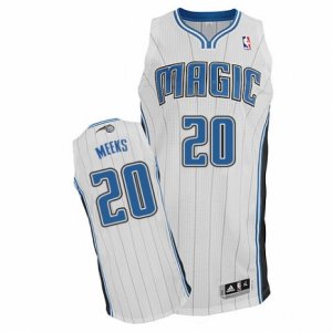 Mens Adidas Orlando Magic #20 Jodie Meeks Authentic White Home NBA Jersey