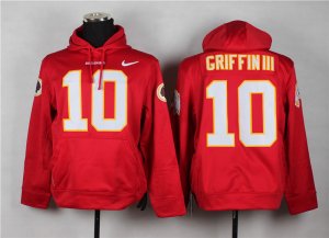 Nike Washington Redskins #10 Robert Griffin III Red jerseys(Pullover Hoodie)