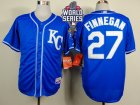 Kansas City Royals #27 Brandon Finnegan Light Blue Alternate 2 Cool Base Stitched MLB Jersey