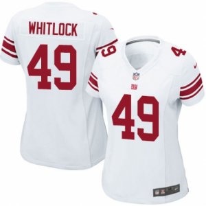 Women\'s Nike New York Giants #49 Nikita Whitlock Limited White NFL Jersey