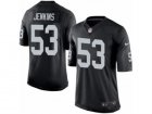 Mens Nike Oakland Raiders #53 Jelani Jenkins Limited Black Team Color NFL Jersey