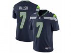 Mens Nike Seattle Seahawks #7 Blair Walsh Steel Blue Team Color Vapor Untouchable Limited Player NFL Jersey