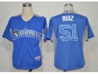 2012 All-Star MLB Jerseys Philadelphia Phillies #51 Carlos Ruiz blue