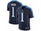 Nike Tennessee Titans #1 Warren Moon Vapor Untouchable Limited Navy Blue Alternate NFL Jersey