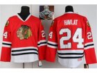 NHL Chicago Blackhawks #24 Havlat Red Throwback 2015 Stanley Cup Champions jerseys