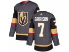 Adidas Vegas Golden Knights #7 Jason Garrison Authentic Gray Home NHL Jersey
