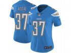 Women Nike Los Angeles Chargers #37 Jahleel Addae Vapor Untouchable Limited Electric Blue Alternate NFL Jersey