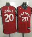 Toronto Raptors #20 Bruno Caboclo Red Stitched NBA Jersey