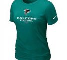 Women BAtlanta Falcons light green T-Shirt