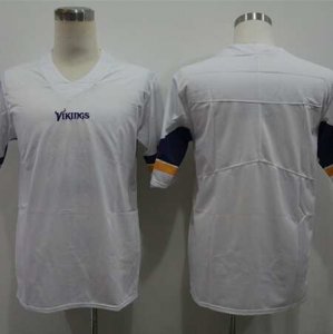 Nike Vikings Blank White Vapor Untouchable Limited Jersey