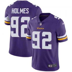 Nike Vikings #92 Jalyn Holmes Purple Vapor Untouchable Limited Jersey