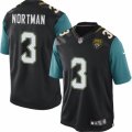 Mens Nike Jacksonville Jaguars #3 Brad Nortman Limited Black Alternate NFL Jersey
