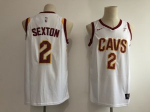Cavaliers #2 Collin Sexton White Nike Swingman Jersey