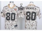 2015 Super Bowl XLIX Nike jerseys new england patriots #80 amendola camo[2013 new Elite][amendola]