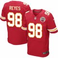 Mens Nike Kansas City Chiefs #98 Kendall Reyes Elite Red Team Color NFL Jersey