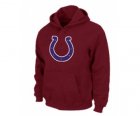 Indianapolis Colts Logo Pullover Hoodie RED