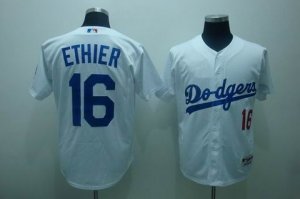 mlb los angeles dodgers #16 ethier white