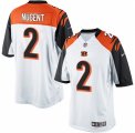 Men's Nike Cincinnati Bengals #2 Mike Nugent Limited White NFL Jersey
