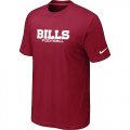 Nike Buffalo Bills Sideline Legend Authentic Font T-Shirt Red