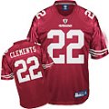 nfl san francisco 49ers #22 nate clements red