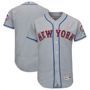 New York Mets Blank Gray 2018 Mother\'s Day Flexbase Jersey