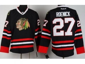 NHL Chicago Blackhawks #27 Jeremy Roenick Black Jerseys